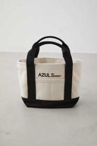 AZUL キャンバスパーティションミニバッグ MENSメンズ