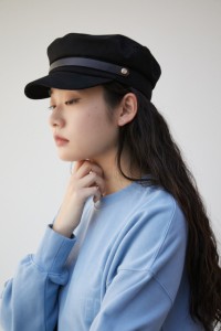 CONTRAST TWILL CASQUETTE/コントラストツイルキャスケット WOMENSレディース