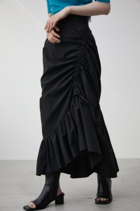 【50％OFF】 ASYMMETRY FRILL GATHER SKIRT/アシンメトリーフリルギャザースカート WOMENSレディース