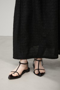 T-STRAP POINTED TOE SANDALS/T-ストラップポインテッドトゥサンダル WOMENSレディース