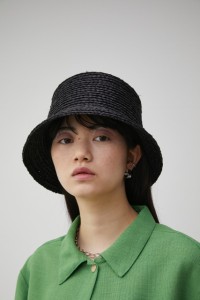 【50％OFF】 RAFFIA BUCKET HAT/ラフィアバケットハット WOMENSレディース