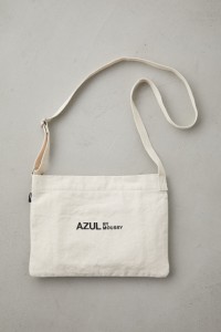 AZUL LOGO CANVAS SHOULDER BAG/AZULロゴキャンバスショルダーバッグ MENSメンズ