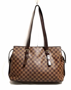 ルイヴィトン ダミエ チェルシー ショルダーバッグ トートバッグ Ｎ51119 エベヌ ブラウン LV メンズ Louis Vuitton ルイ・ビトン ルイ・