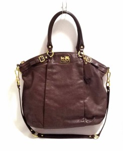 コーチ ２WAY トートバッグ ショルダーバッグ レザー マディソン 18641 ブラウン 茶色 ハンドバッグ COACH レディース 【中古】