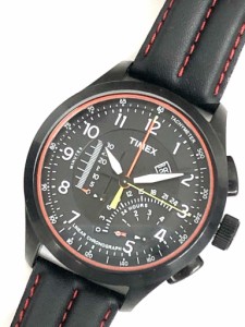 新品同様 タイメックス 時計 インテリジェント ブラック ＱＺ リニアインジケーター クロノグラフ TIMEX メンズ 【中古】