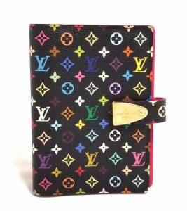 ルイ・ヴィトン 手帳カバー アジェンダ パルトネール PM イニシャル 手帳 マルチカラー  LV Louis Vuitton ルイ・ビトン ルイ・ヴィトン 