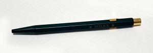 新品同様 ロレックス ノベルティ ボールペン グリーン 緑 文房具 非売品 ROLEX CARAN d'ACHE カランダッシュ 筆記具【中古】