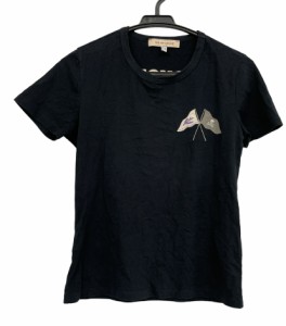 シーバイクロエ 後ロゴ Tシャツ ブラック 黒 38 SEE BY CHLOE ガイコツ スカル ドクロ 【中古】