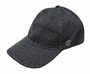 新品同様 グッチ 帽子 キャップ グレー シェリーカラー ウール素材 Sサイズ 57ｃｍ メンズ レディース ＧＵＣＣＩ ベースボールキャップ 