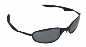 新品同様 オークリー サングラス A-WIRE エーワイヤー メタルフレーム 黒 マット ブラック 艶消し メンズ  OAKLEY  【中古】