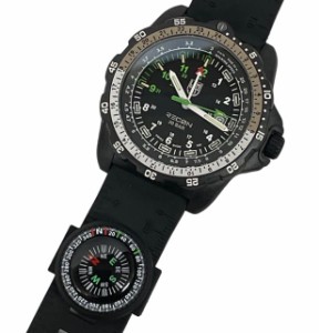 新品同様 ルミノックス 時計 GMT RECON NAV 8830 SERIES  コンパス付 LUMINOX 腕時計 メンズウォッチ メンズ ブラック スポーツ  オール 