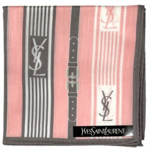 未使用 イヴサンローラン ハンカチ ピンク YSL　ベルト コットン　綿　100％　レディース YVES SAINT LAURENT 【中古】