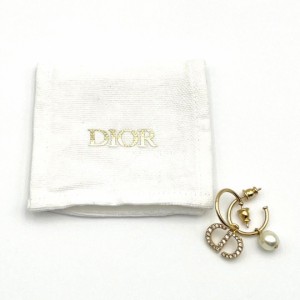 中古 定価7.2万 クリスチャンディオール Christian Dior レディース ピアス PETIT CD ブランド