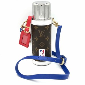 中古 超希少 ルイヴィトンｘNBA LOUIS VUITTON メンズ 水筒 フラスク ホルダー タンブラー ブランド