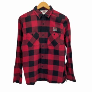 BEN DAVIS(ベンデイビス) Buffalo Check Work L/S Shirt メンズ import：M 【中古】【ブランド古着バズストア】