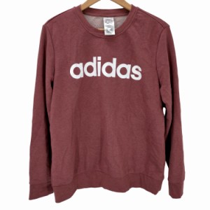 adidas(アディダス) ロゴプリントスウェット レディース import：XL 【中古】【ブランド古着バズストア】