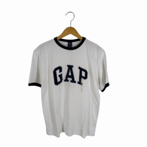 Gap(ギャップ) 00S OLD アーチロゴクルーネックリンガーTシャツ メンズ  XXL【中古】【ブランド古着バズストア】