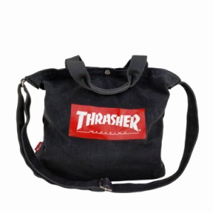 THRASHER(スラッシャー) フロントロゴ 2WAYキャンバストートバッグ メンズ ONE SIZE 【中古】【ブランド古着バズストア】