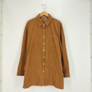 PUNYUS(プニュズ) 19AW コーデュロイビッグシャツ レディース  4【中古】【ブランド古着バズストア】