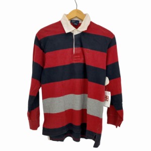 POLO RALPH LAUREN(ポロラルフローレン) ボーダー ラガーシャツ レディース import：L 【中古】【ブランド古着バズストア】