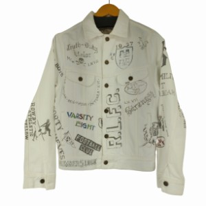 POLO RALPH LAUREN(ポロラルフローレン) WORDS PRINT TRUCKER JACKET ワードプリントデザインデニムトラッカージャケット メンズ import