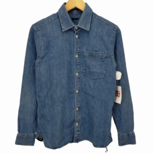 DENHAM(デンハム) SLIM CUT AXEL SHIRT CDSD デニムシャツ メンズ  XS【中古】【ブランド古着バズストア】