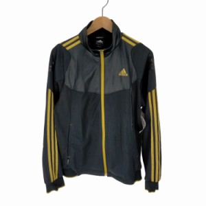 adidas(アディダス) CLIMALITE ウォームアップジャケット ジャージ トラックジャケット メンズ JPN：L 【中古】【ブランド古着バズストア