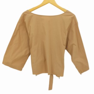 6（ROKU） BEAUTY＆YOUTH UNITED ARROWS(ロクビューティーアンドユースユナイテッドアローズ) BACK RIBBON BLOUSE バック リボン ブラウ