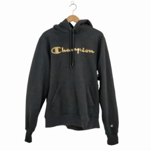 Champion(チャンピオン) ワッペンロゴ プルオーバーパーカー メンズ import：L 【中古】【ブランド古着バズストア】