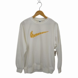 NIKE(ナイキ) NSW スポーツ デイジー フリース L/S クルー レディース JPN：M 【中古】【ブランド古着バズストア】