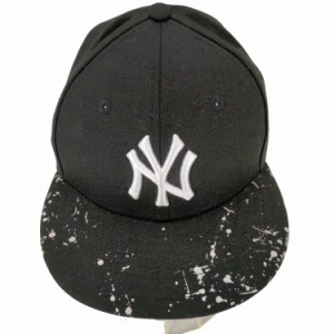 NEW ERA(ニューエラ) NY刺繍 ペンキデザイン 9FIFTY 6パネルキャップ レディース 表記無 【中古】【ブランド古着バズストア】