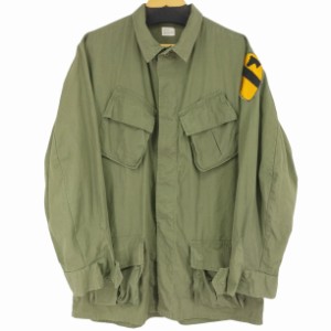 US ARMY(ユーエスアーミー) 60S 68年製 SIDRAN SPORTSWEAR社製 Jungle Fatigue Jacket 4th ジャングルファティーグ ジャケット リップス