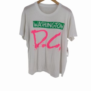 USED古着(ユーズドフルギ) シングルステッチ WASHINGTON D.C Tシャツ  メンズ 表記無 【中古】【ブランド古着バズストア】