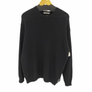 AURALEE(オーラリー) SHETLAND WOOL CASHMERE KNIT P/O メンズ JPN：4 【中古】【ブランド古着バズストア】