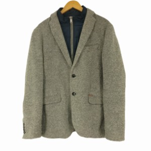 ZARA(ザラ) ナイロンドッキングテーラードジャケット レイヤード メンズ JPN：52 【中古】【ブランド古着バズストア】