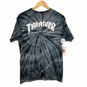 THRASHER(スラッシャー) マグロゴ タイダイ柄クルーネックTシャツ メンズ JPN：M 【中古】【ブランド古着バズストア】