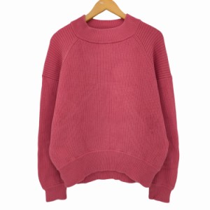 GREEN LABEL RELAXING(グリーンレーベルリラクシング) 22AW ローゲージ コットン ハイネック プルオーバー ニット レディース FREE 【中