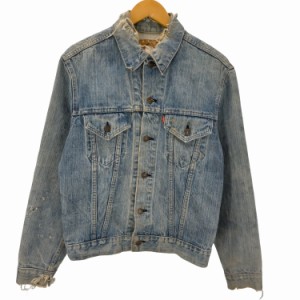 Levis(リーバイス) USA製 70505 スモールe 裏刻印526 3rd デニムジャケット メンズ 表記無 【中古】【ブランド古着バズストア】