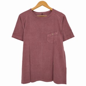 NIGEL CABOURN(ナイジェルケーボン) ウッドボタンポケット半袖Tシャツ メンズ  48【中古】【ブランド古着バズストア】