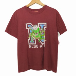 PHERROWS(フェローズ) NCDU-ATB オクトパスプリント 半袖Tシャツ メンズ  M【中古】【ブランド古着バズストア】