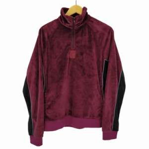 FILA(フィラ)  VELOUR HALF ZIP PULLOVER メンズ  M【中古】【ブランド古着バズストア】