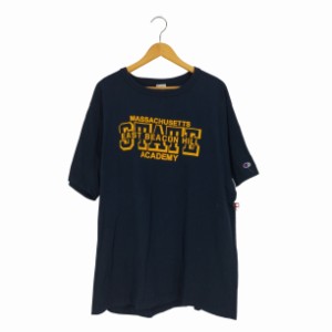 Champion(チャンピオン) フロントプリント クルーネックTシャツ メンズ  3 LARGE【中古】【ブランド古着バズストア】