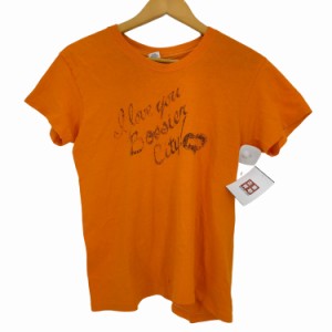 Hanes(ヘインズ) USA製 メッセージプリント Tシャツ メンズ import：M 【中古】【ブランド古着バズストア】