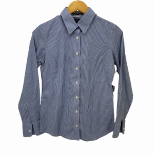 LANDS END(ランズエンド) チェック柄 オックスフォードシャツ レディース  9【中古】【ブランド古着バズストア】