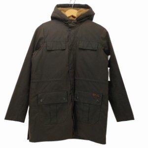 Barbour(バブアー) DURHAM ダーハム 3ワラント 裏ボア オイルドフーデッドジャケット レディース JPN：XL 【中古】【ブランド古着バズス