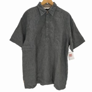 ORVIS(オービス) ハーフボタン リネンシャツ メンズ JPN：L 【中古】【ブランド古着バズストア】