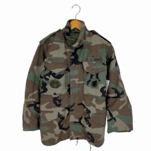 US ARMY(ユーエスアーミー) M-65 COAT COLD WEATHER FIELD WOODLAND CAMOFLAGE メンズ  X-SMALL-SHORT【中古】【ブランド古着バズストア