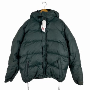 Eddie Bauer(エディーバウアー) 黒タグ 中綿ダウンフードジャケット グースダウンパーカー パファージャケット メンズ JPN：XL 【中古】