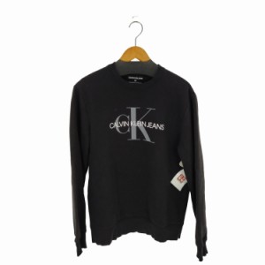 Calvin Klein Jeans(カルバンクラインジーンズ) ロゴプリントスウェット メンズ JPN：L 【中古】【ブランド古着バズストア】