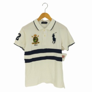 POLO RALPH LAUREN(ポロラルフローレン) ビッグポニー刺繍 ボーダーポロシャツ メンズ import：M 【中古】【ブランド古着バズストア】